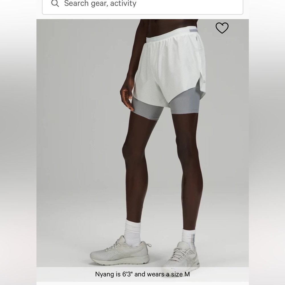 Men’s lightweight lululemon shorts